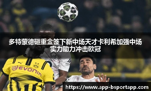 多特蒙德砸重金签下新中场天才卡利希加强中场实力助力冲击欧冠
