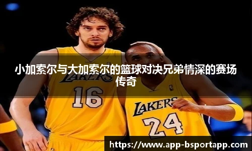 小加索尔与大加索尔的篮球对决兄弟情深的赛场传奇